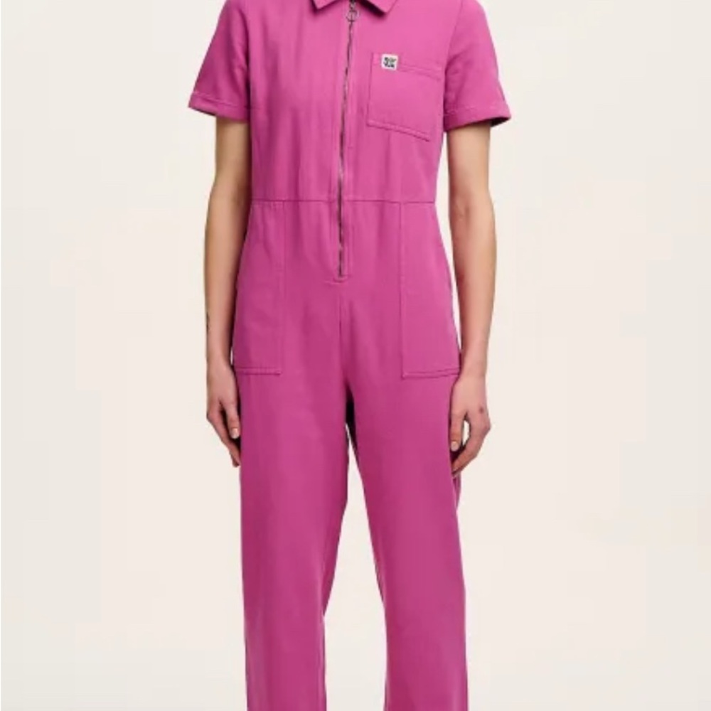 Lucy & Yak Vibrant Pink Jumpsuit